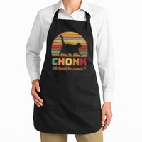 Chonk Scale Cat Chonk Cat Full-Length Apron With Pockets