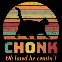 Chonk Scale Cat Chonk Cat Button