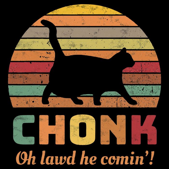 Chonk Scale Cat Chonk Cat Button
