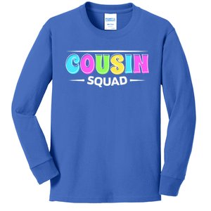 Cousin Squad Cousin Crew And Cousins Day Gift Kids Long Sleeve Shirt