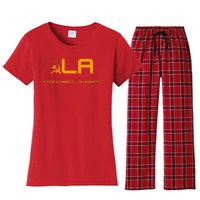 Commiela Stop Commiela Harris Stop Kamala Trump 2024 Women's Flannel Pajama Set