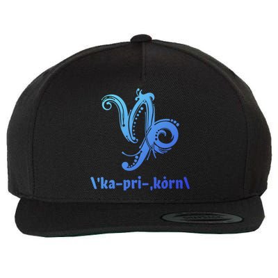 Cool Saying Capricorn Horoscope Zodiac Sign Esotericism Gift Wool Snapback Cap