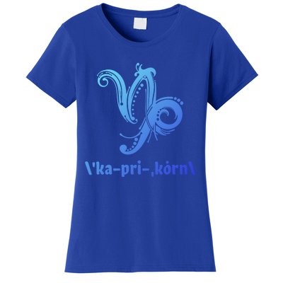 Cool Saying Capricorn Horoscope Zodiac Sign Esotericism Gift Women's T-Shirt