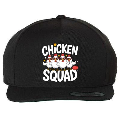 Chicken Squad Cool Sunglases Chicken Farm Cute Gift Wool Snapback Cap
