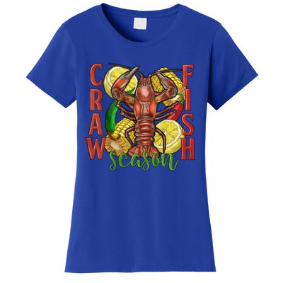 Crawfish Season Corn Crawfish Season Cajun Junkie Gift Women's T-Shirt