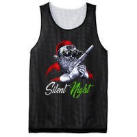 Christmas Santa Claus Guns Silent Night Santa Mesh Reversible Basketball Jersey Tank