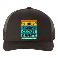 Cricket Sport Cricket Team Eat Sleep Cricket Jersey Yupoong Adult 5-Panel Trucker Hat