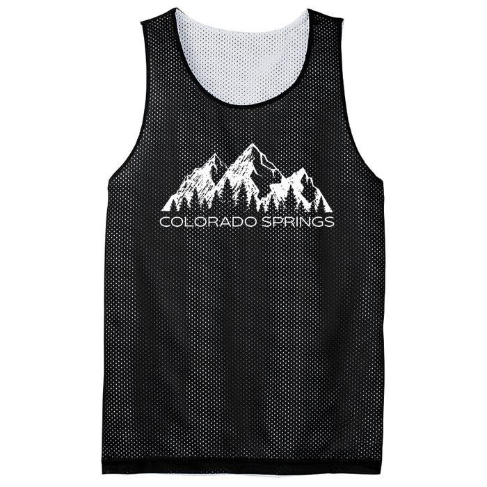 Colorado Springs Colorado Mountain Souvenir Gift Mesh Reversible Basketball Jersey Tank