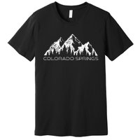 Colorado Springs Colorado Mountain Souvenir Gift Premium T-Shirt