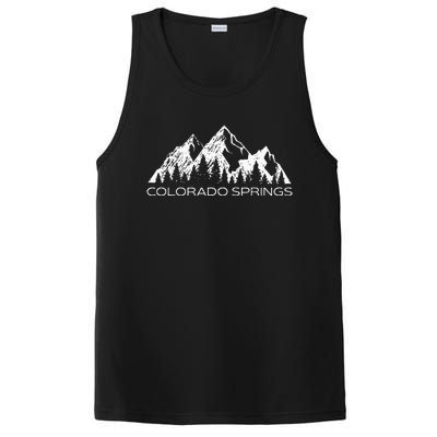 Colorado Springs Colorado Mountain Souvenir Gift PosiCharge Competitor Tank