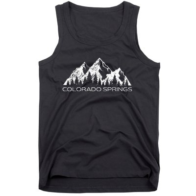 Colorado Springs Colorado Mountain Souvenir Gift Tank Top