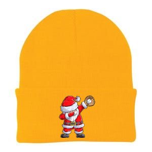 Christmas Santa Claus Baseball Catcher Xmas Gift Knit Cap Winter Beanie