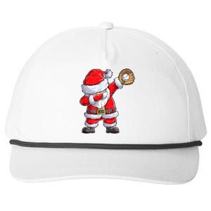 Christmas Santa Claus Baseball Catcher Xmas Gift Snapback Five-Panel Rope Hat