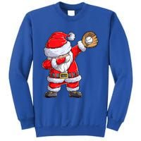 Christmas Santa Claus Baseball Catcher Xmas Gift Sweatshirt