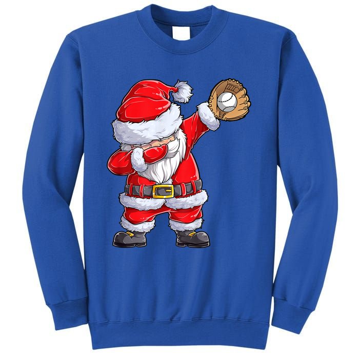 Christmas Santa Claus Baseball Catcher Xmas Gift Sweatshirt