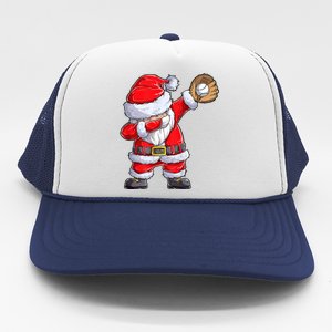 Christmas Santa Claus Baseball Catcher Xmas Gift Trucker Hat