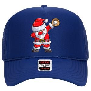 Christmas Santa Claus Baseball Catcher Xmas Gift High Crown Mesh Back Trucker Hat