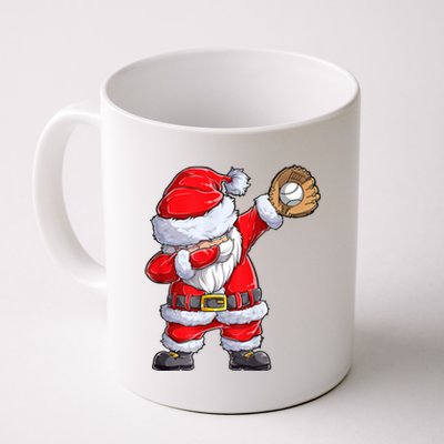 Christmas Santa Claus Baseball Catcher Xmas Gift Coffee Mug