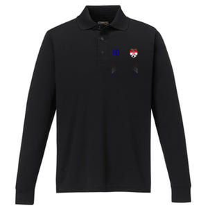 Croatia Soccer Croatian Football Retro 10 Jersey Performance Long Sleeve Polo