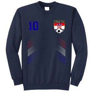 Croatia Soccer Croatian Football Retro 10 Jersey Sweatshirt