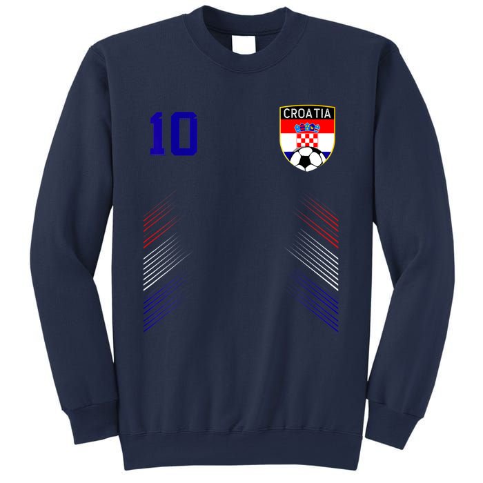 Croatia Soccer Croatian Football Retro 10 Jersey Sweatshirt