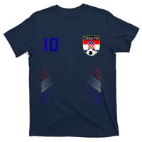 Croatia Soccer Croatian Football Retro 10 Jersey T-Shirt