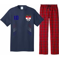 Croatia Soccer Croatian Football Retro 10 Jersey Pajama Set