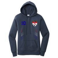 Croatia Soccer Croatian Football Retro 10 Jersey Women's Pullover Hoodie