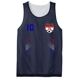 Croatia Soccer Croatian Football Retro 10 Jersey Mesh Reversible Basketball Jersey Tank