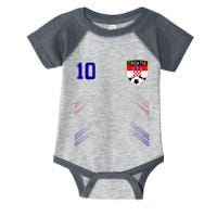 Croatia Soccer Croatian Football Retro 10 Jersey Infant Baby Jersey Bodysuit