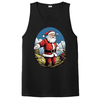 Christmas Santa Claus Golf Xmas Great Gift PosiCharge Competitor Tank