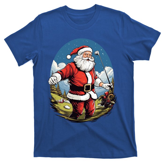 Christmas Santa Claus Golf Xmas Great Gift T-Shirt