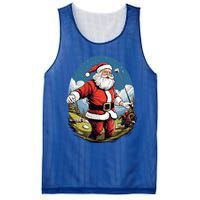 Christmas Santa Claus Golf Xmas Great Gift Mesh Reversible Basketball Jersey Tank