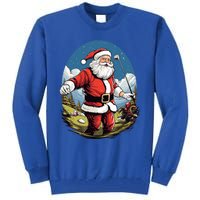 Christmas Santa Claus Golf Xmas Great Gift Tall Sweatshirt