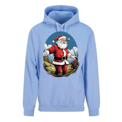 Christmas Santa Claus Golf Xmas Great Gift Unisex Surf Hoodie