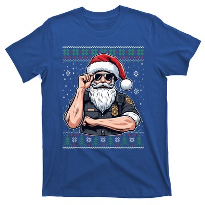 Christmas Santa Claus Police Officer Ugly Christmas Great Gift T-Shirt