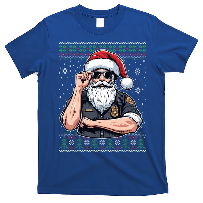 Christmas Santa Claus Police Officer Ugly Christmas Great Gift T-Shirt