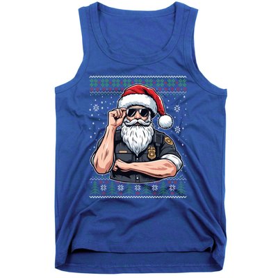 Christmas Santa Claus Police Officer Ugly Christmas Great Gift Tank Top