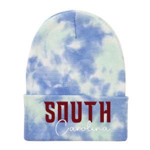 Classic South Carolina Souvenir Tie Dye 12in Knit Beanie