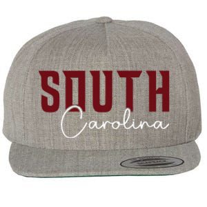 Classic South Carolina Souvenir Wool Snapback Cap