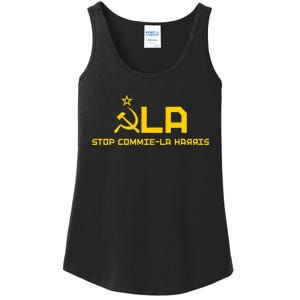 Commiela Stop Commie La Harris Stop Kamala Trump 2024 Ladies Essential Tank