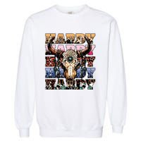 Cow Skull Garment-Dyed Sweatshirt