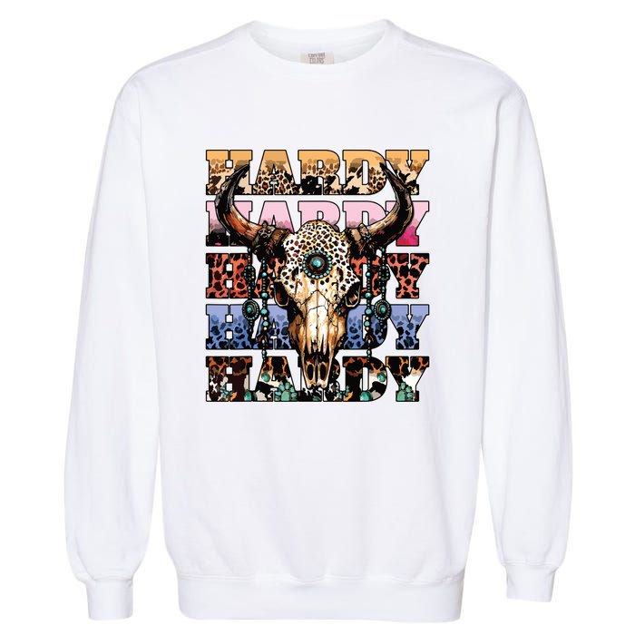 Cow Skull Garment-Dyed Sweatshirt