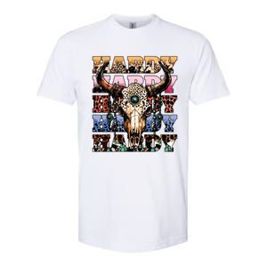 Cow Skull Softstyle CVC T-Shirt