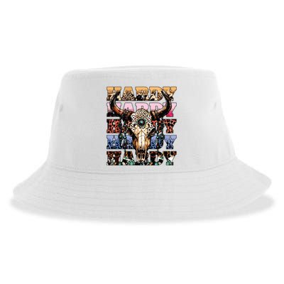 Cow Skull Sustainable Bucket Hat