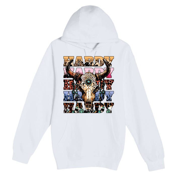 Cow Skull Premium Pullover Hoodie