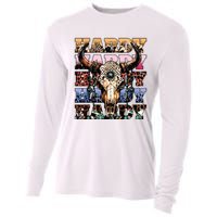 Cow Skull Cooling Performance Long Sleeve Crew