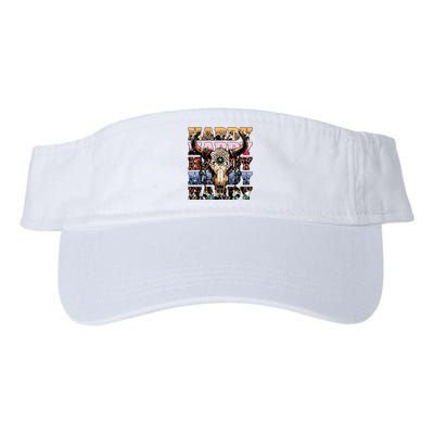 Cow Skull Valucap Bio-Washed Visor