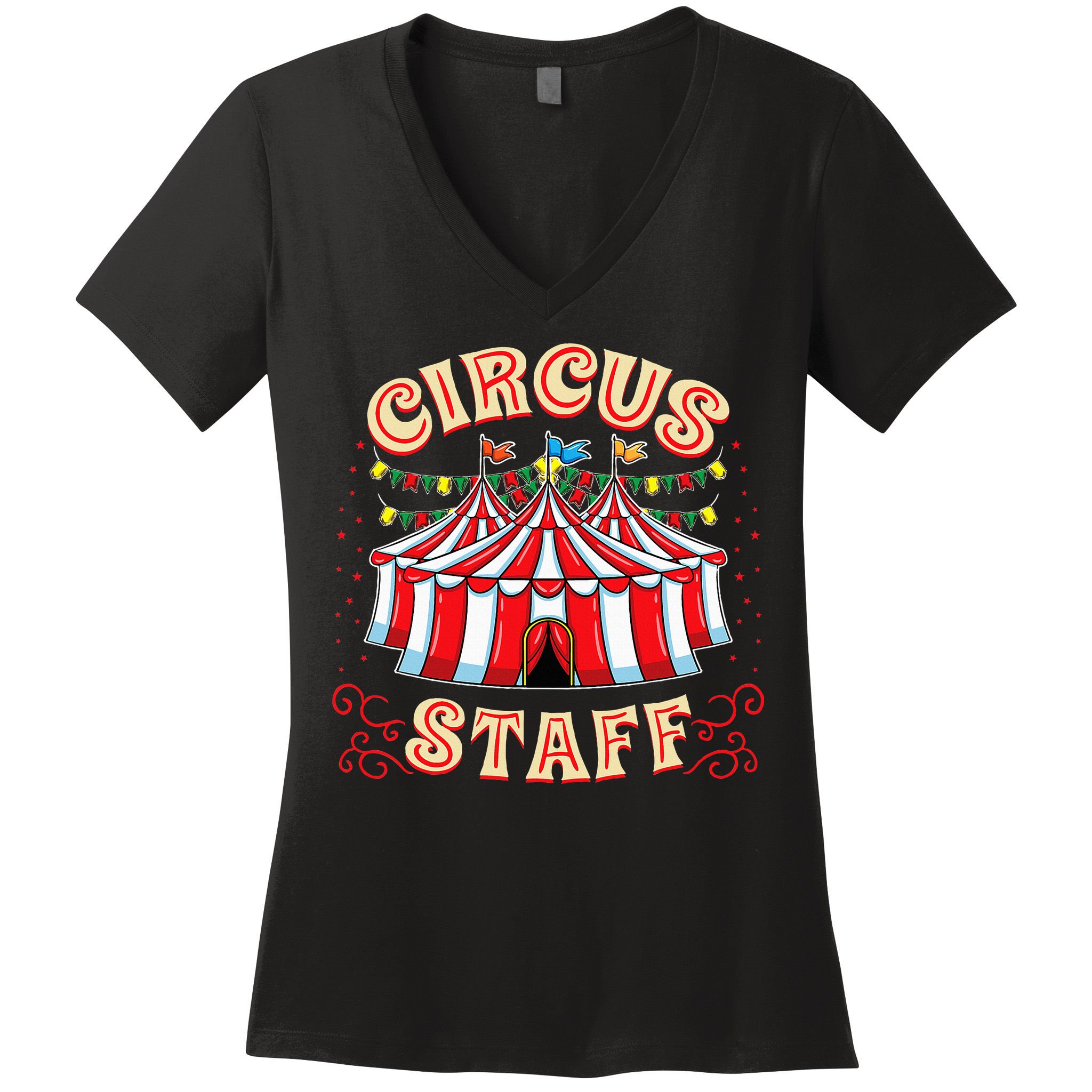 Circus Staff Circus Themed Party Women's V-Neck T-Shirt