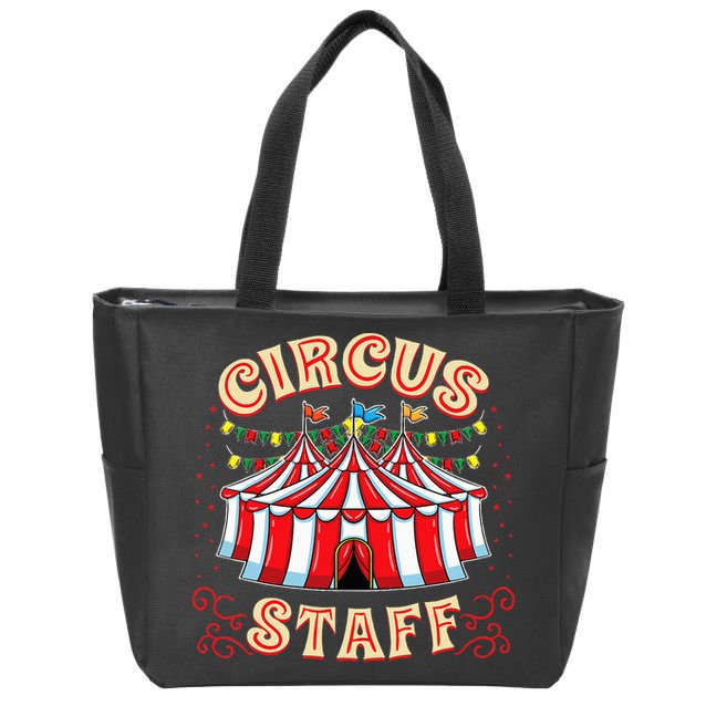 Circus Staff Circus Themed Party Zip Tote Bag